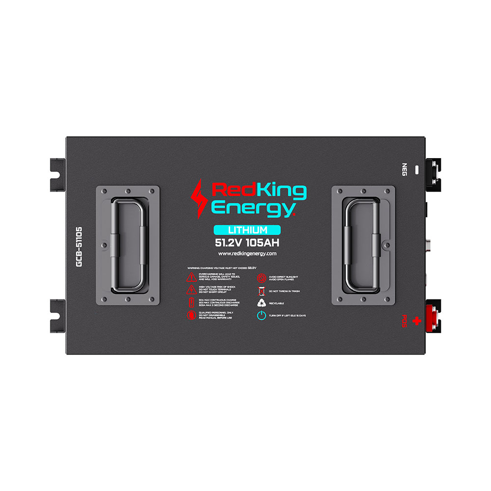 GCB-51105 RedKing Energy LiFePO4 Golf Cart Battery 51.2V105AH