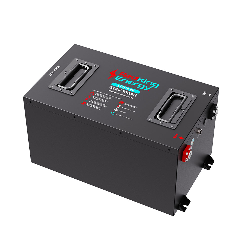 GCB-51105 RedKing Energy LiFePO4 Golf Cart Battery 51.2V105AH