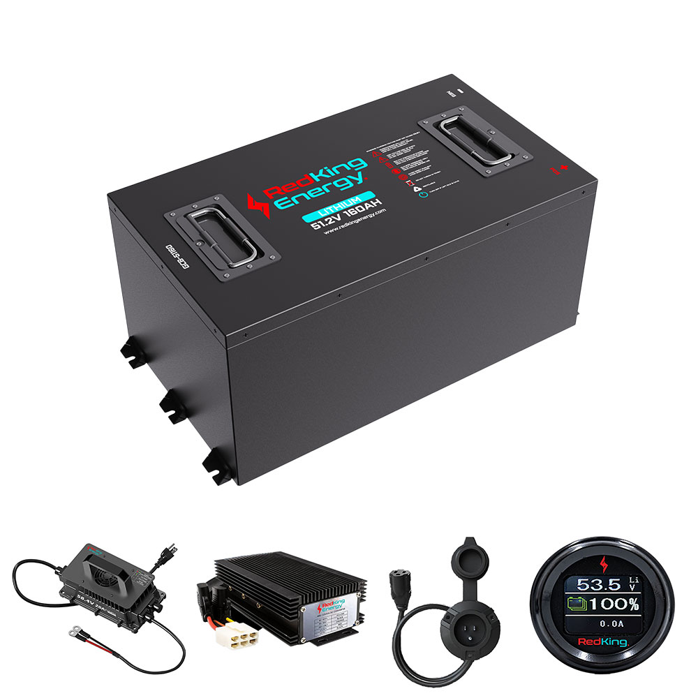 RedKing Energy Lithium Golf Cart Battery Kit 51.2V160AH