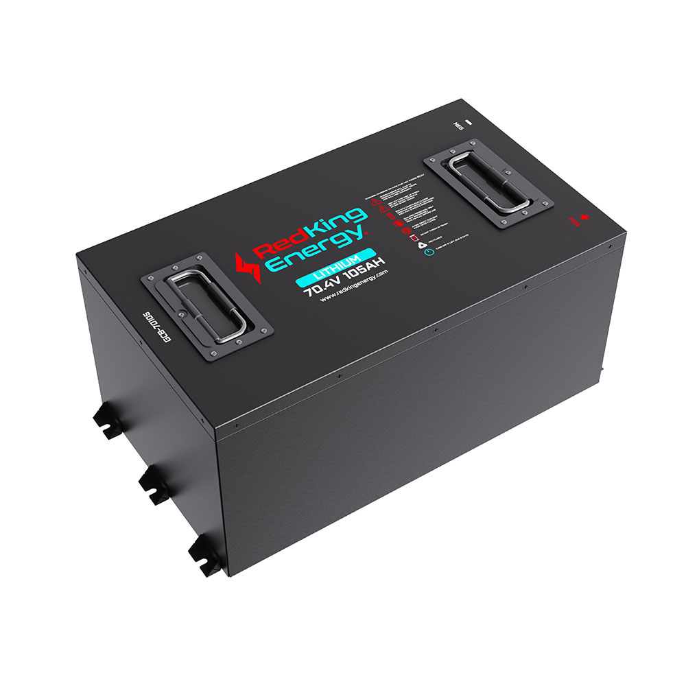 GCB-70105 RedKing Energy LiFePO4 Golf Cart Battery 70.4V105AH