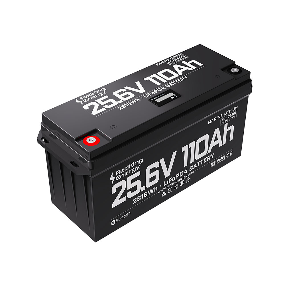 MB-25110 RedKing Energy LiFePO4 Marine Battery 25.6V110AH