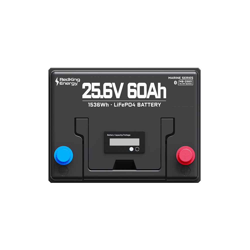 MB-2560 RedKing Energy LiFePO4 Marine Battery 25.6V60AH