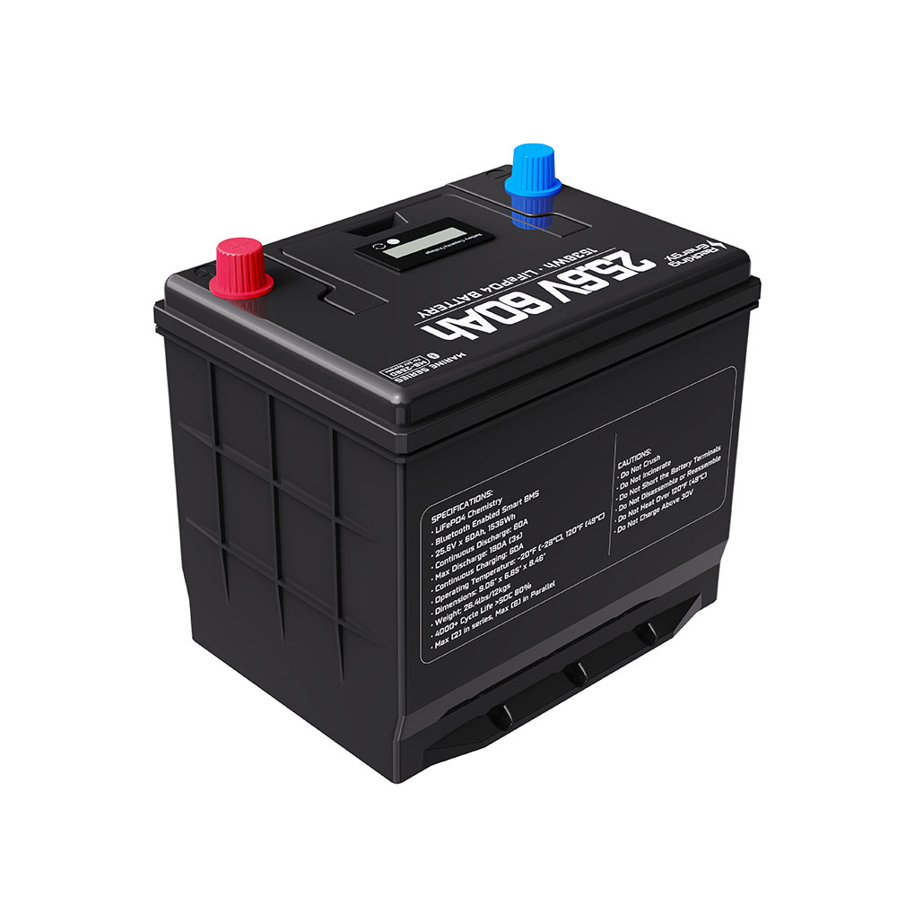 MB-2560 RedKing Energy LiFePO4 Marine Battery 25.6V60AH