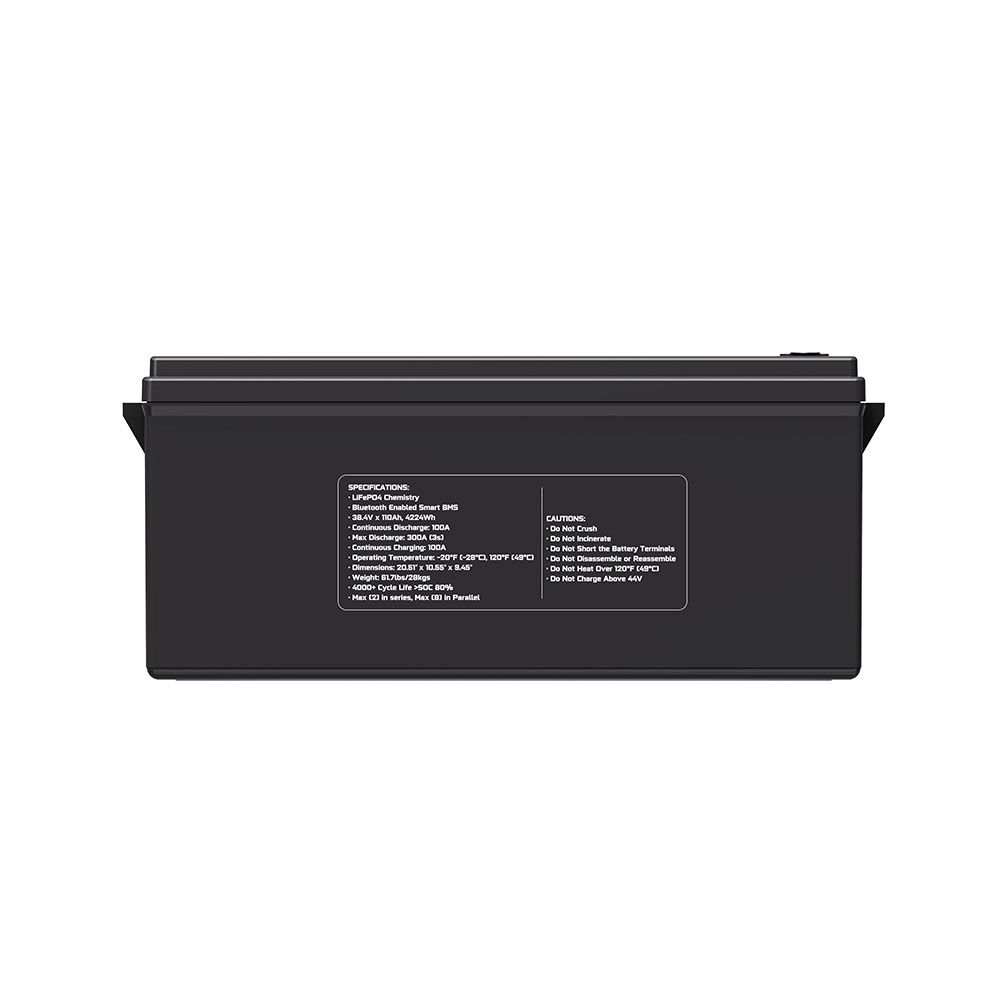 MB-38110 RedKing Energy LiFePO4 Marine Battery 38.4V110AH