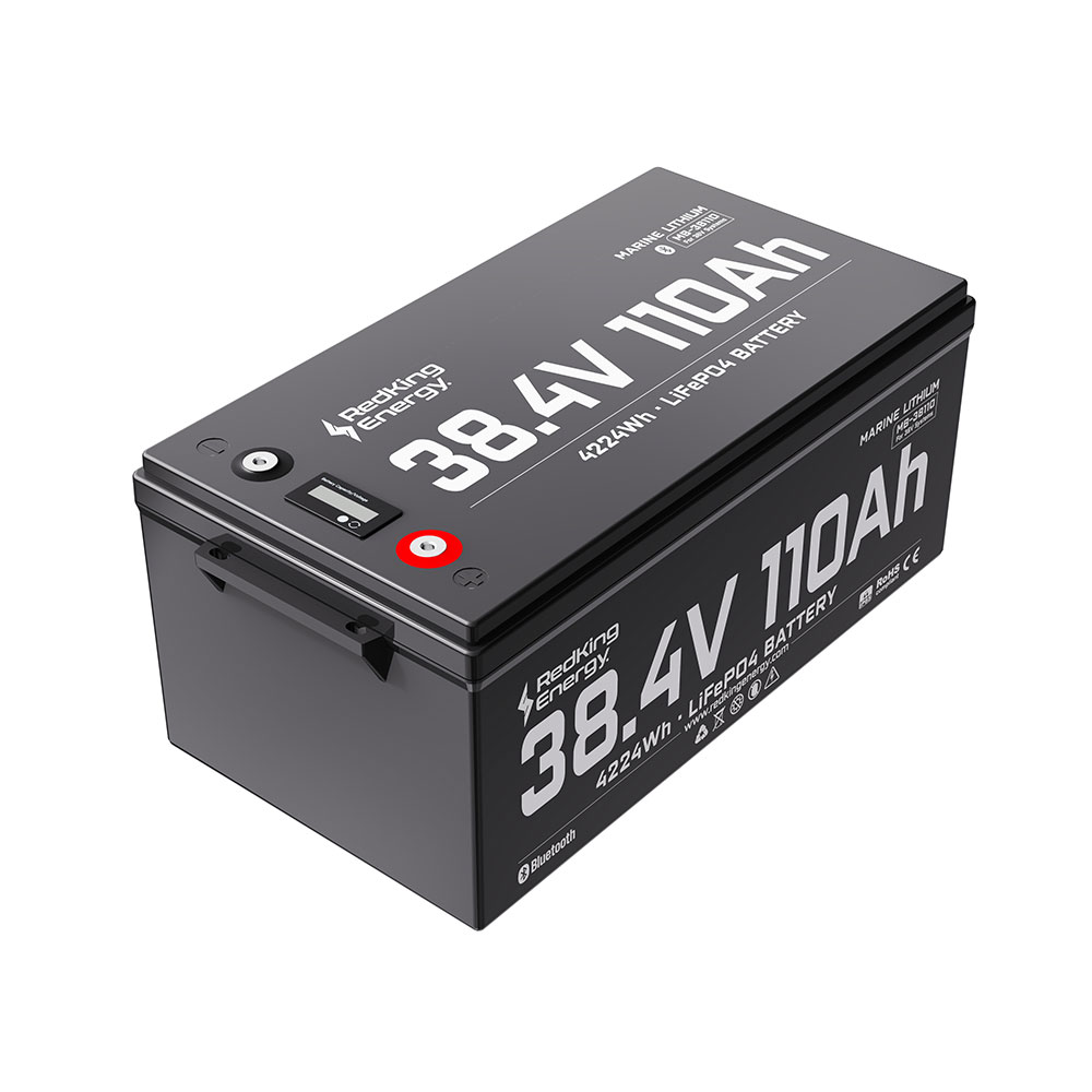 MB-38110 RedKing Energy LiFePO4 Marine Battery 38.4V110AH