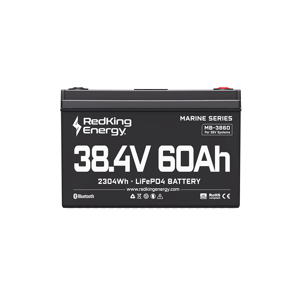 MB-3860 RedKing Energy LiFePO4 Marine Battery 38.4V60AH