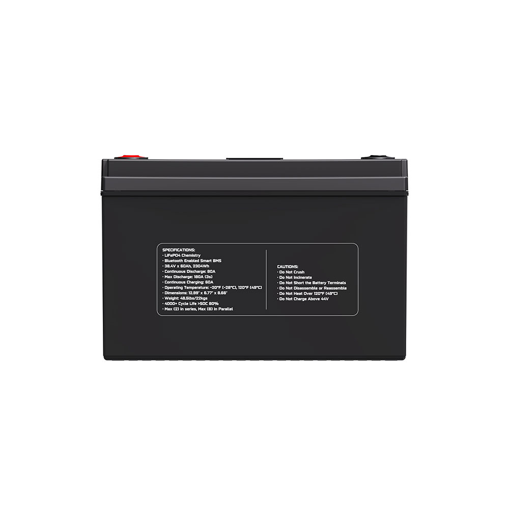 MB-3860 RedKing Energy LiFePO4 Marine Battery 38.4V60AH