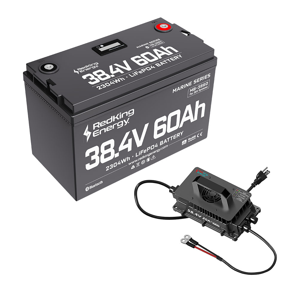 RedKing Energy Lithium Marine Battery Kit 38.4V60AH